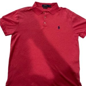 Polo Ralph Lauren custom fit polo size medium red/orange
